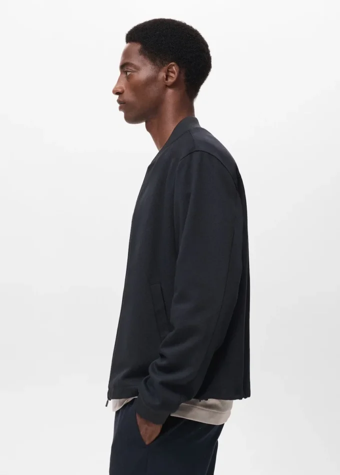 Bequemer Stretch-Hoodie mit Reißverschluss