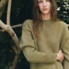 Übergroßer Grobstrickpullover