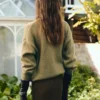 Übergroßer Grobstrickpullover