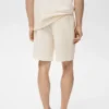 Bermudashorts aus Baumwoll-Seersucker mit Kordelzug