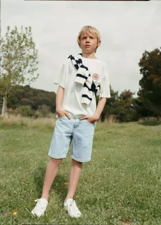 Bermudashorts aus Denim Bermudashorts aus Denim