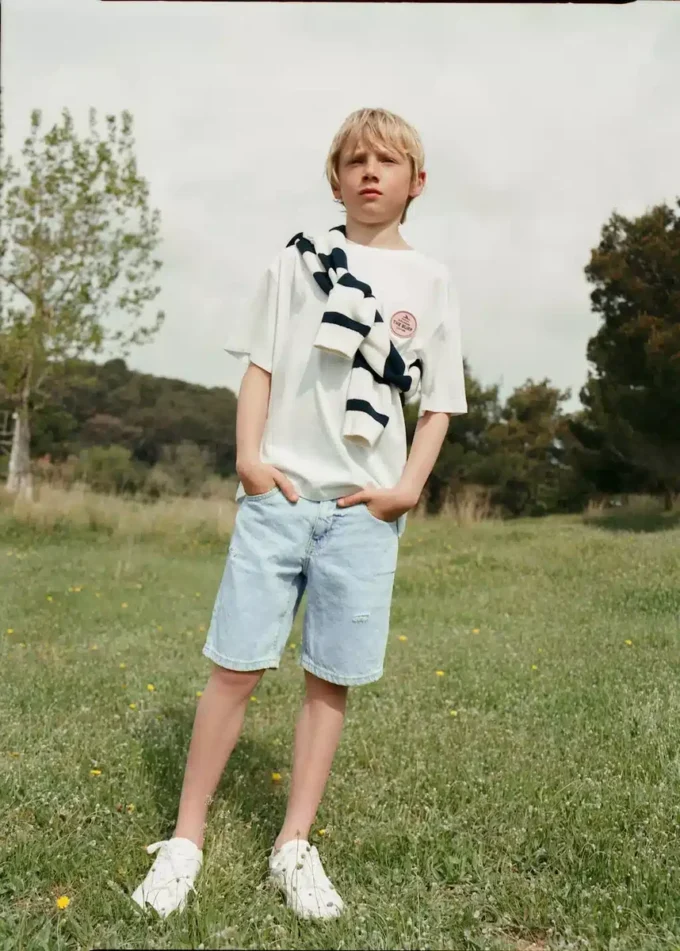 Bermudashorts aus Denim Bermudashorts aus Denim