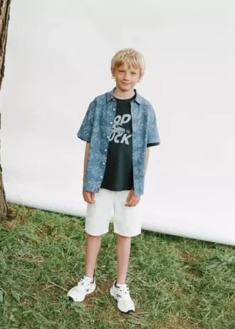 Bermudashorts aus Denim Bermudashorts aus Denim