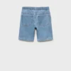 Bermudashorts aus Denim mit Kordelzug Bermudashorts aus Denim mit Kordelzug