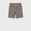 Bermudashorts aus Denim mit Kordelzug