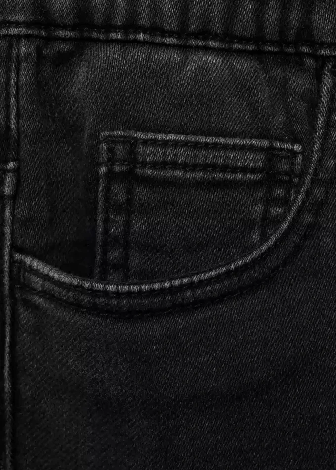 Bermudashorts aus Denim mit Kordelzug Bermudashorts aus Denim mit Kordelzug