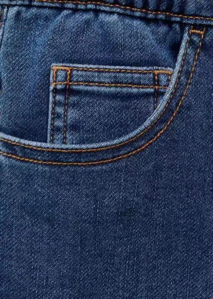 Bermudashorts aus Denim mit Kordelzug Bermudashorts aus Denim mit Kordelzug