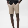 Bermudashorts aus Leinen-Baumwollmischung
