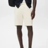 Bermudashorts aus strukturierter Baumwolle mit Kordelzug Bermudashorts aus strukturierter Baumwolle mit Kordelzug