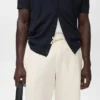 Bermudashorts aus strukturierter Baumwolle mit Kordelzug Bermudashorts aus strukturierter Baumwolle mit Kordelzug