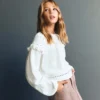 Bestickte Baumwollbluse Bestickte Baumwollbluse