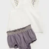 Bestickte Baumwollbluse