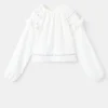 Bestickte Baumwollbluse Bestickte Baumwollbluse