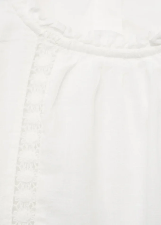 Bestickte Baumwollbluse Bestickte Baumwollbluse