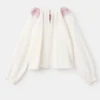 Bestickte Baumwollbluse Bestickte Baumwollbluse