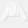 Bestickte Baumwollbluse Bestickte Baumwollbluse