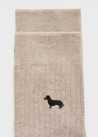 Bestickte Baumwollsocken Bestickte Baumwollsocken