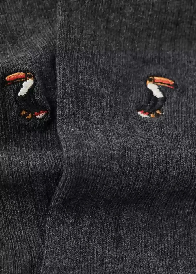 Bestickte Baumwollsocken