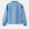Bestickte Jeansbluse Bestickte Jeansbluse