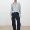 Bestickte Lyocell-Bluse Bestickte Lyocell-Bluse