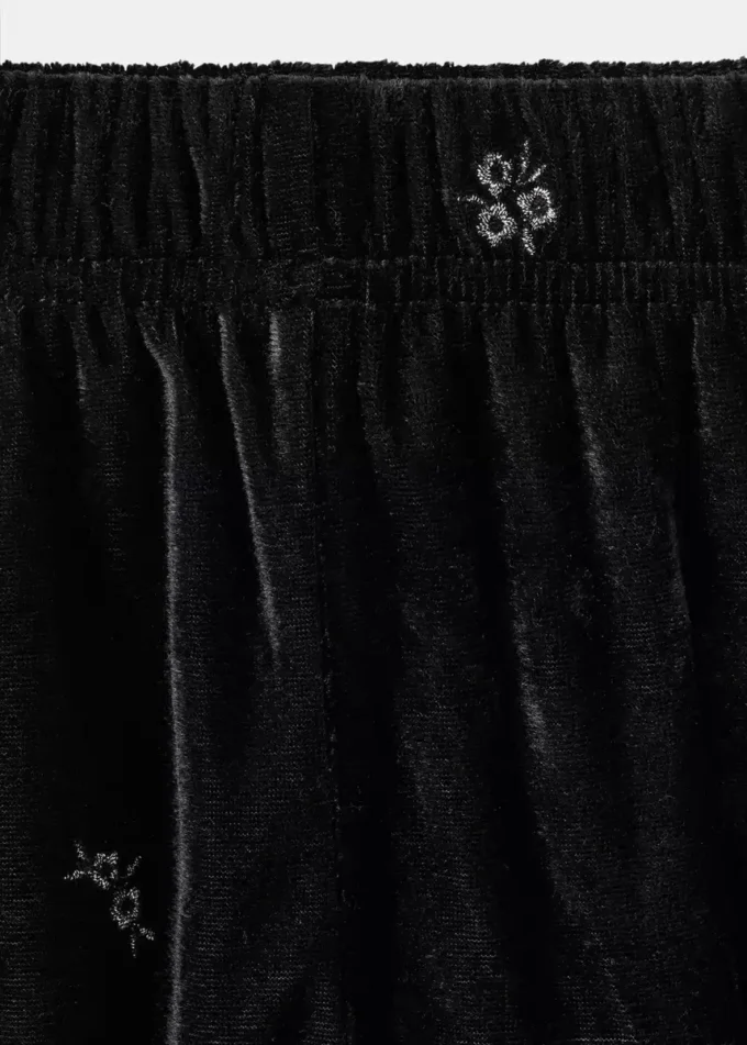Bestickte Samthose Bestickte Samthose