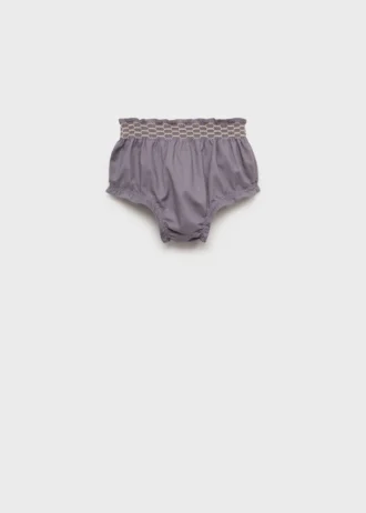 Bestickte Shorts aus Baumwollmischung