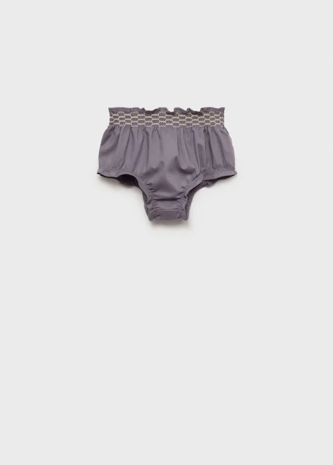Bestickte Shorts aus Baumwollmischung Bestickte Shorts aus Baumwollmischung