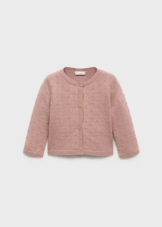 Bestickte Strickjacke