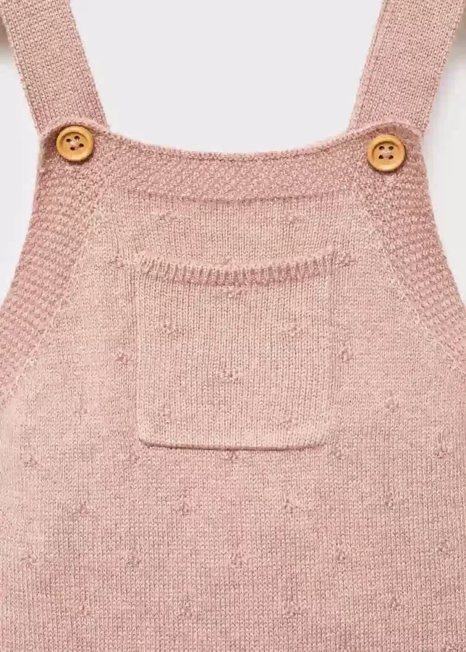 Bestickte Stricklatzhose Bestickte Stricklatzhose