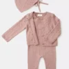 Bestickte Stricklatzhose Bestickte Stricklatzhose