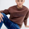 Besticktes Baumwoll-Sweatshirt Besticktes Baumwoll-Sweatshirt