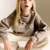 Besticktes Baumwoll-Sweatshirt Besticktes Baumwoll-Sweatshirt