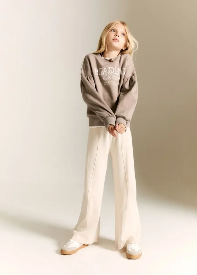 Besticktes Baumwoll-Sweatshirt Besticktes Baumwoll-Sweatshirt