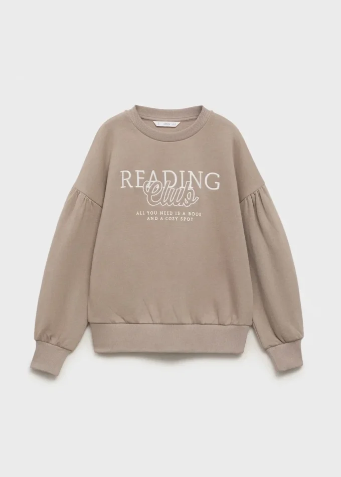 Besticktes Baumwoll-Sweatshirt Besticktes Baumwoll-Sweatshirt