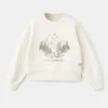 Besticktes Baumwoll-Sweatshirt