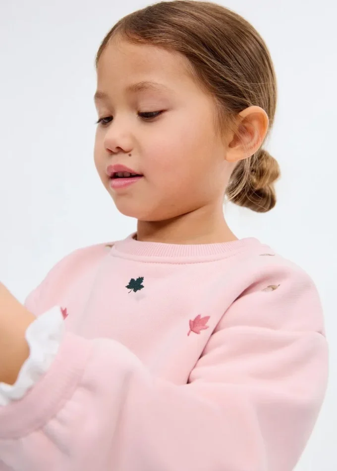 Besticktes Baumwoll-Sweatshirt Besticktes Baumwoll-Sweatshirt