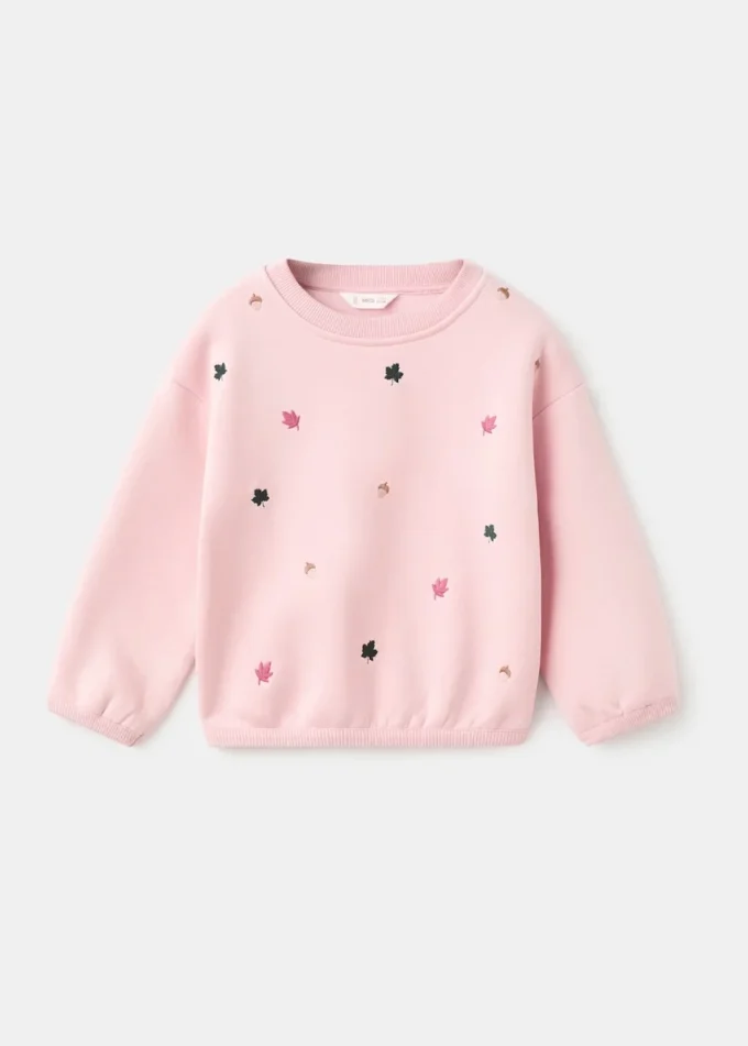 Besticktes Baumwoll-Sweatshirt Besticktes Baumwoll-Sweatshirt