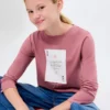 Besticktes Baumwoll-T-Shirt Besticktes Baumwoll-T-Shirt