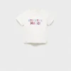 Besticktes Baumwoll-T-Shirt Besticktes Baumwoll-T-Shirt
