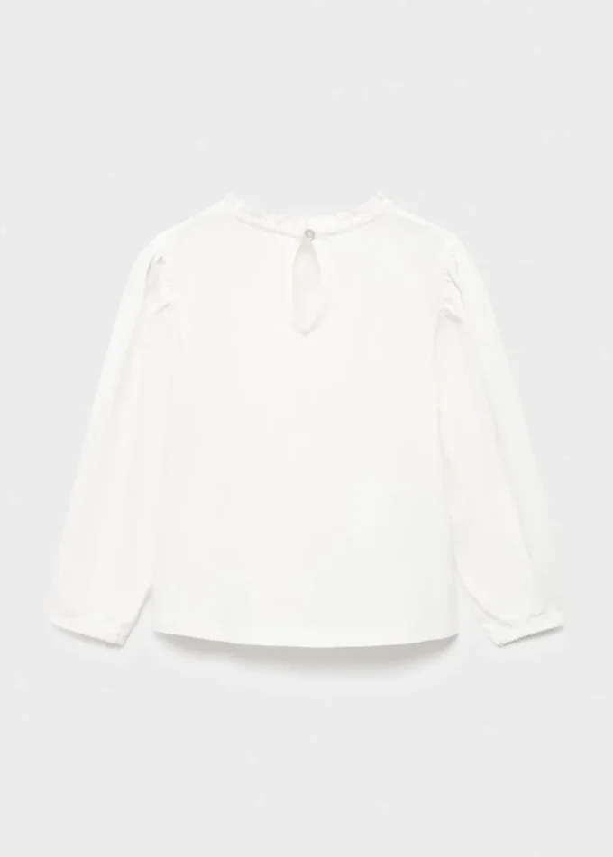 Besticktes Baumwoll-T-Shirt Besticktes Baumwoll-T-Shirt