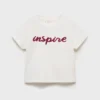 Besticktes Baumwoll-T-Shirt Besticktes Baumwoll-T-Shirt