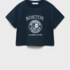 Besticktes Baumwoll-T-Shirt Besticktes Baumwoll-T-Shirt