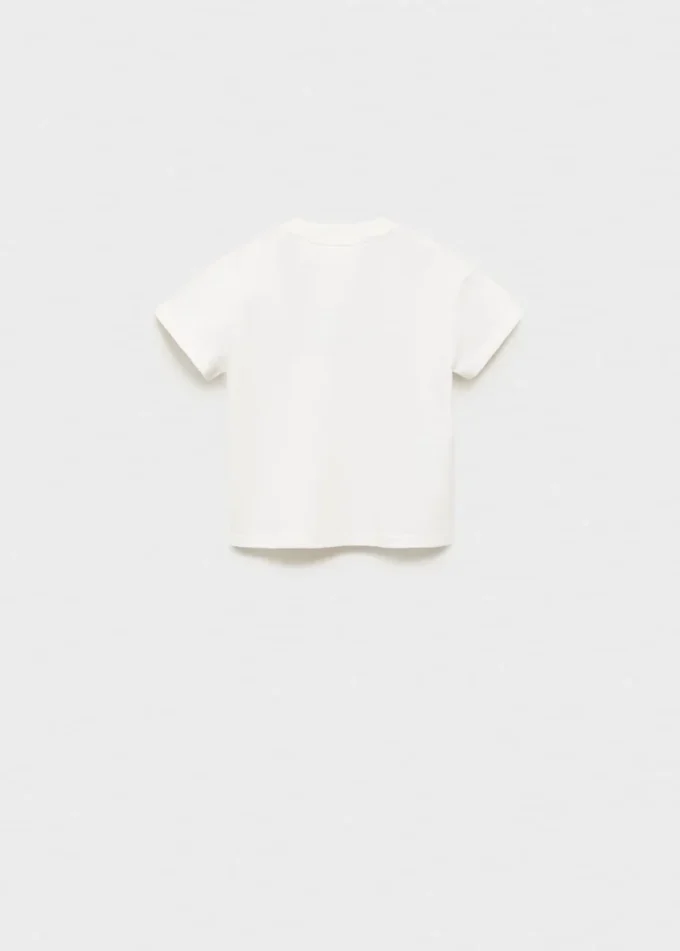 Besticktes Baumwoll-T-Shirt Besticktes Baumwoll-T-Shirt