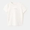 Besticktes bedrucktes T-Shirt Besticktes bedrucktes T-Shirt