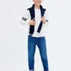 Besticktes bedrucktes T-Shirt Besticktes bedrucktes T-Shirt