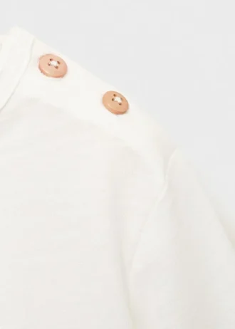 Besticktes bedrucktes T-Shirt