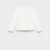 Besticktes bedrucktes T-Shirt