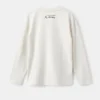 Besticktes bedrucktes T-Shirt