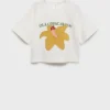 Besticktes Kurzarm-T-Shirt Besticktes Kurzarm-T-Shirt