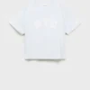 Besticktes Kurzarm-T-Shirt Besticktes Kurzarm-T-Shirt